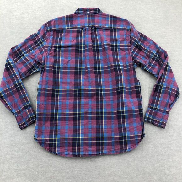 J. Crew Button Down Shirt Mens Large Tartan Plaid Long Sleeve Cotton - Picture 14 of 16